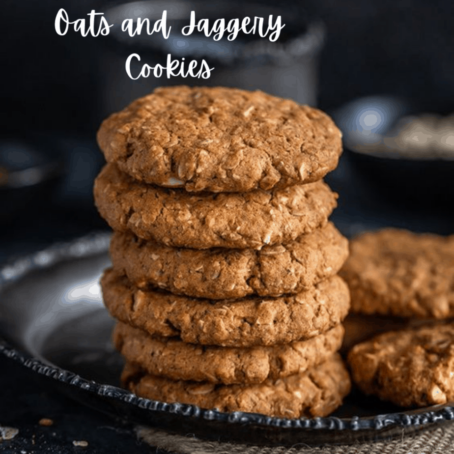 Oats and Jaggery Cookies